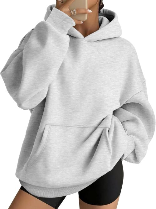 Womens Oversized Hoodies Fleece Trendy Sweatshirts  Pullover