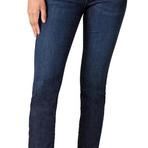 Womens High Rise Skinny Jean Pants,  Dark Wash