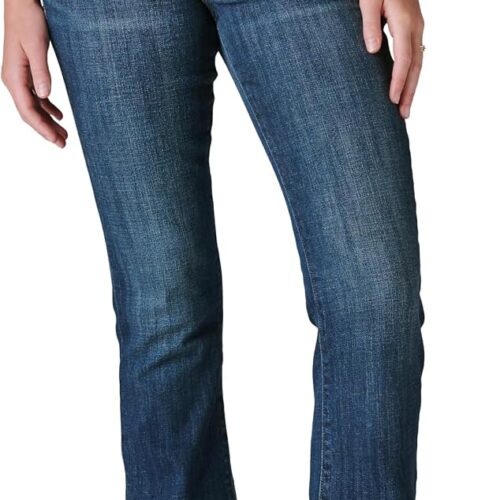 Womens Mid Rise Bootcut Jean